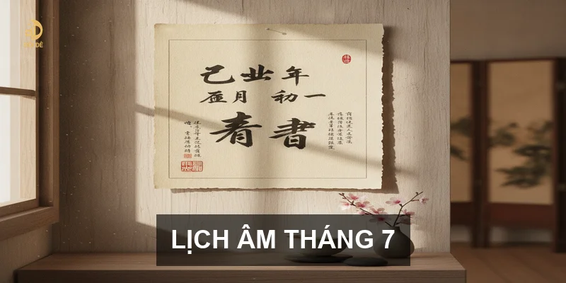 Lịch Âm tháng 7 năm 2026: Những thông tin phong thủy quan trọng cần lưu ý