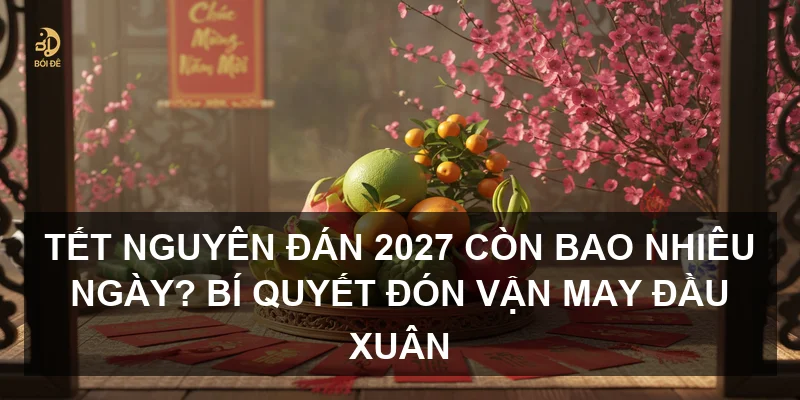 Tết Nguyên Đán 2027 còn bao nhiêu ngày? Bí quyết đón vận may đầu xuân
