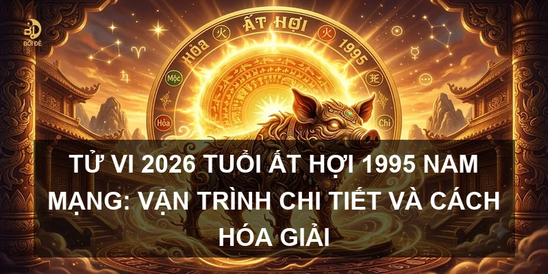 Tử vi 2026 tuổi Ất Hợi 1995 nam mạng: Vận trình chi tiết và cách hóa giải