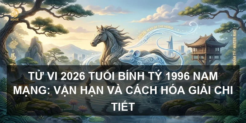 Tử vi 2026 tuổi Bính Tý 1996 nam mạng: Vận hạn và cách hóa giải chi tiết