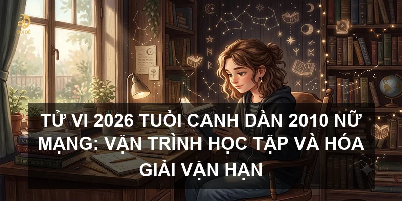 Tử Vi 2026 Tuổi Canh Dần 2010 Nữ Mạng: Vận Trình Học Tập và Hóa Giải Vận Hạn