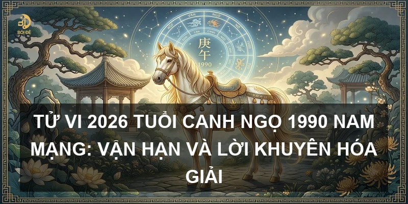 Tử vi 2026 tuổi Canh Ngọ 1990 nam mạng: Vận hạn và lời khuyên hóa giải