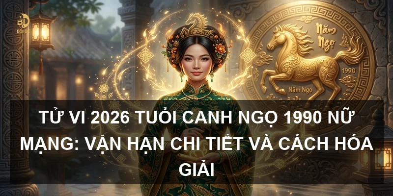 Tử vi 2026 tuổi Canh Ngọ 1990 nữ mạng: Vận hạn chi tiết và cách hóa giải