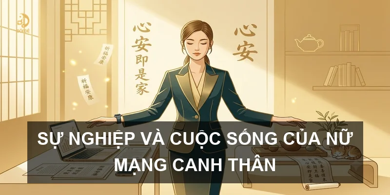 Tử vi 2026 tuổi Canh Thân 1980 nữ mạng: Vận trình sự nghiệp và cách hóa giải