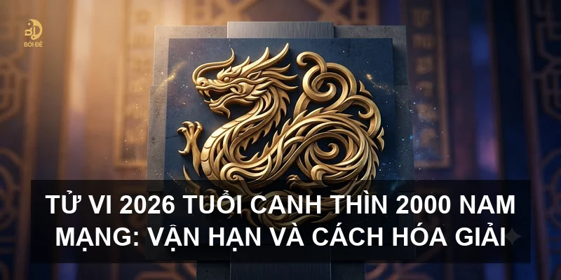 Tử vi 2026 tuổi Canh Thìn 2000 nam mạng: Vận hạn và cách hóa giải
