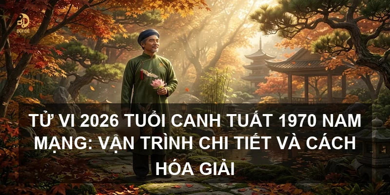 Tử vi 2026 tuổi Canh Tuất 1970 nam mạng: Vận trình chi tiết và cách hóa giải