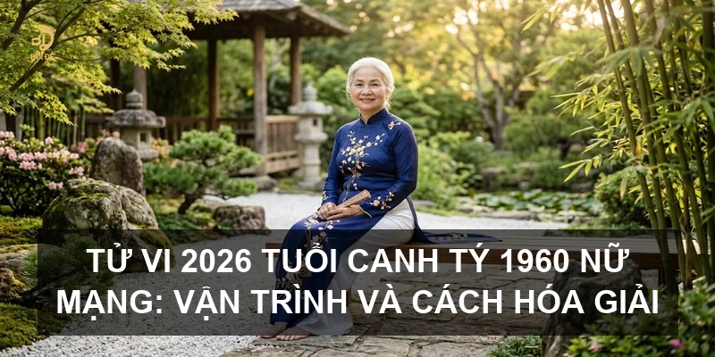 Tử vi 2026 tuổi Canh Tý 1960 nữ mạng: Vận trình và cách hóa giải