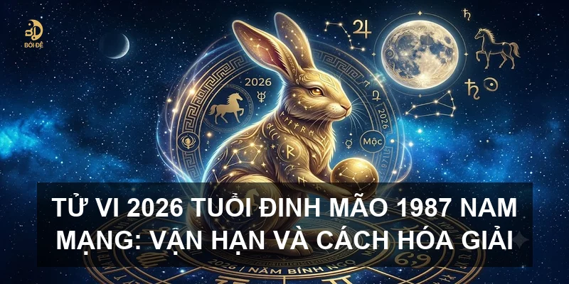 Tử vi 2026 tuổi Đinh Mão 1987 nam mạng: Vận hạn và cách hóa giải