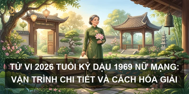 Tử vi 2026 tuổi Kỷ Dậu 1969 nữ mạng: Vận trình chi tiết và cách hóa giải