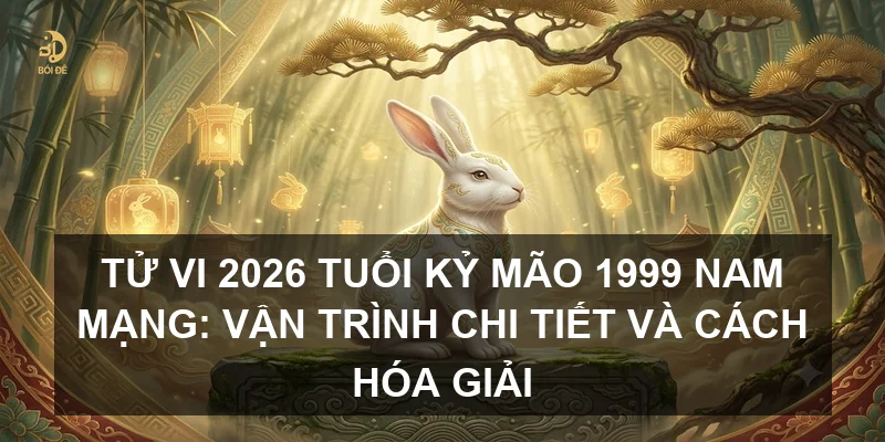 Tử vi 2026 tuổi Kỷ Mão 1999 nam mạng: Vận trình chi tiết và cách hóa giải