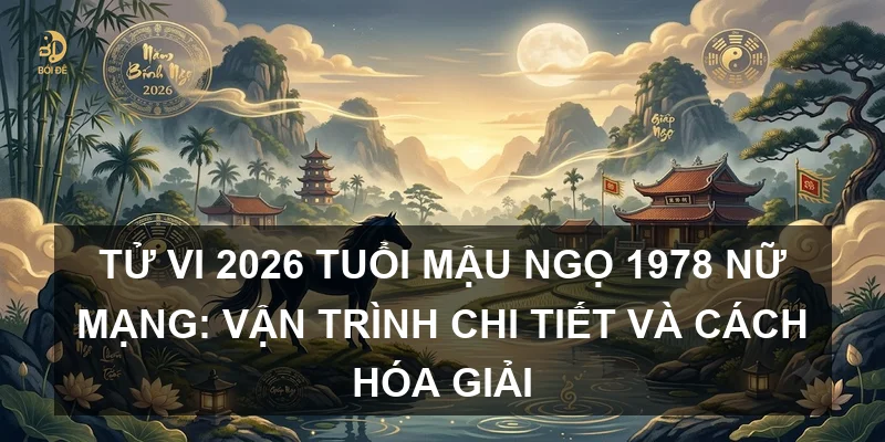 Tử vi 2026 tuổi Mậu Ngọ 1978 nữ mạng: Vận trình chi tiết và cách hóa giải