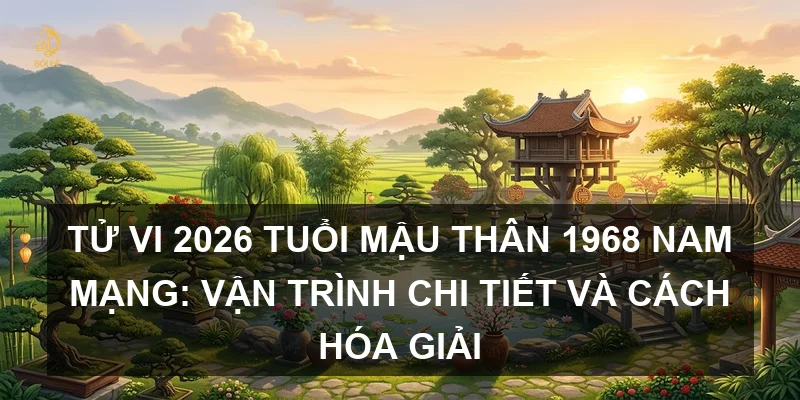 Tử vi 2026 tuổi Mậu Thân 1968 nam mạng: Vận trình chi tiết và cách hóa giải