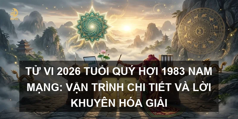 Tử vi 2026 tuổi Quý Hợi 1983 nam mạng: Vận trình chi tiết và lời khuyên hóa giải