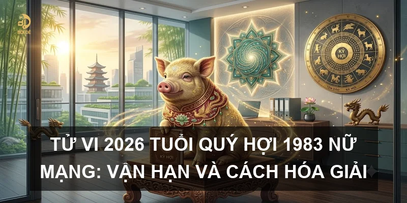 Tử vi 2026 tuổi Quý Hợi 1983 nữ mạng: Vận hạn và cách hóa giải