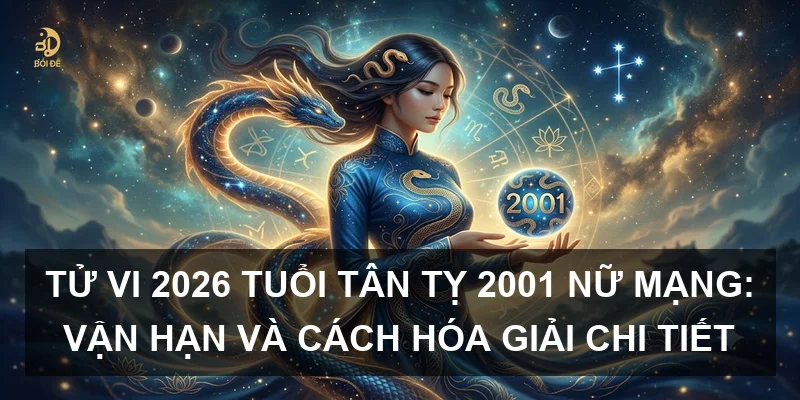 Tử vi 2026 tuổi Tân Tỵ 2001 nữ mạng: Vận hạn và cách hóa giải chi tiết