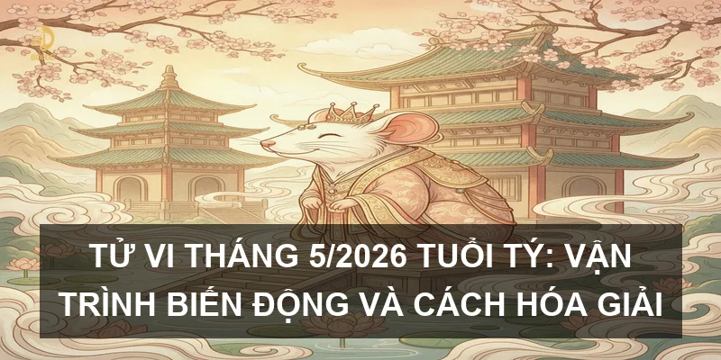 Tử vi tháng 5/2026 tuổi Tý: Vận trình biến động và cách hóa giải