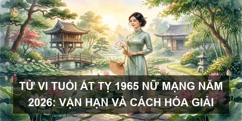 Tử vi tuổi Ất Tỵ 1965 nữ mạng năm 2026: Vận hạn và cách hóa giải