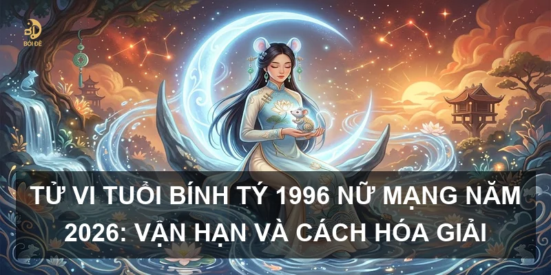 Tử vi tuổi Bính Tý 1996 nữ mạng năm 2026: Vận hạn và cách hóa giải