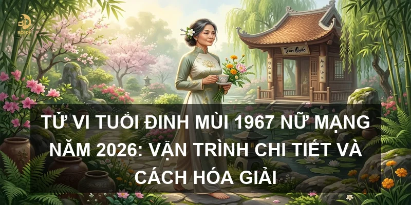 Tử vi tuổi Đinh Mùi 1967 nữ mạng năm 2026: Vận trình chi tiết và cách hóa giải