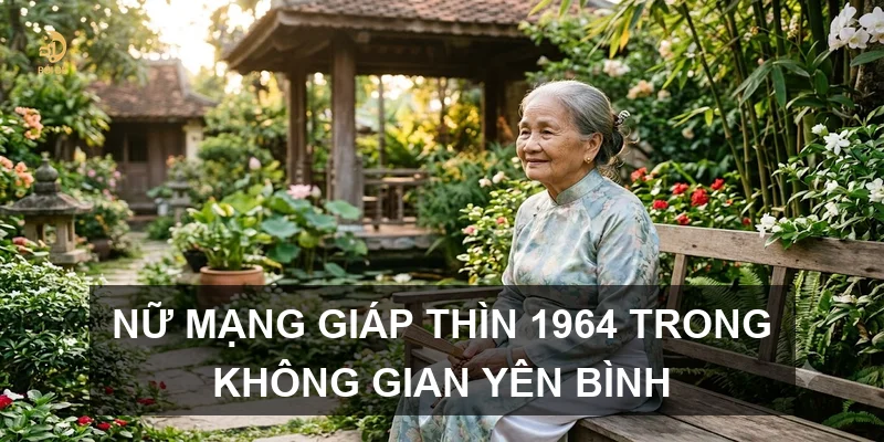 Tử vi tuổi Giáp Thìn 1964 nữ mạng năm 2026: Vận trình chi tiết và cách hóa giải