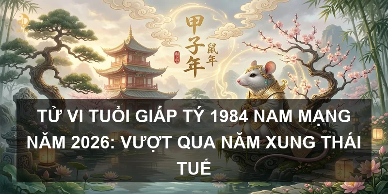 Tử vi tuổi Giáp Tý 1984 nam mạng năm 2026: Vượt qua năm Xung Thái Tuế