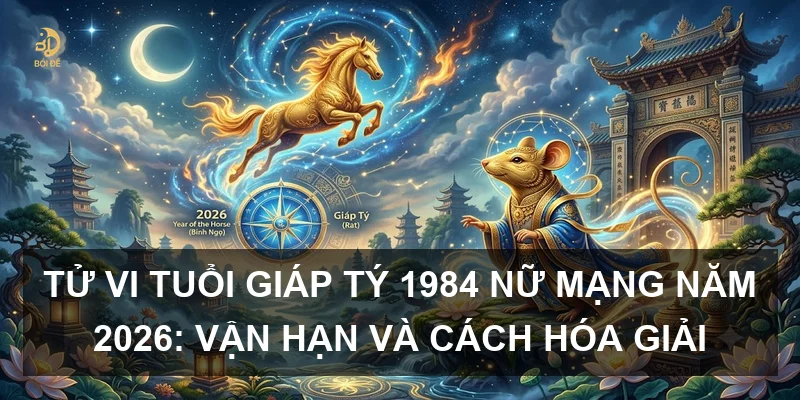 Tử vi tuổi Giáp Tý 1984 nữ mạng năm 2026: Vận hạn và cách hóa giải