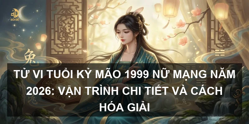Tử vi tuổi Kỷ Mão 1999 nữ mạng năm 2026: Vận trình chi tiết và cách hóa giải