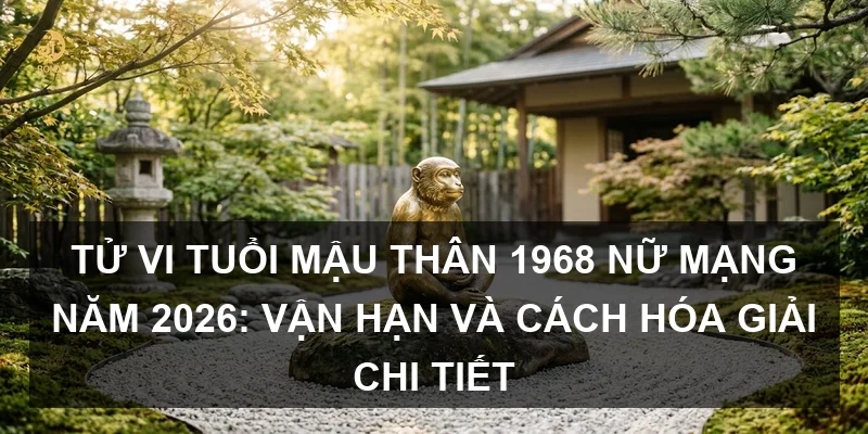 Tử vi tuổi Mậu Thân 1968 nữ mạng năm 2026: Vận hạn và cách hóa giải chi tiết