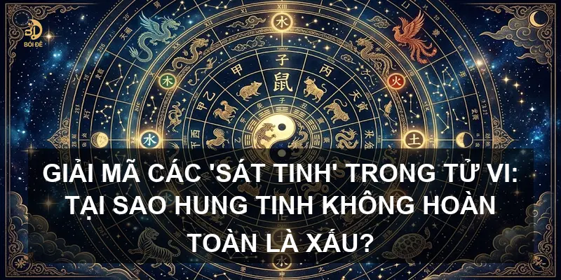 Giải mã các 'sát tinh' trong Tử vi: Tại sao hung tinh không hoàn toàn là xấu?