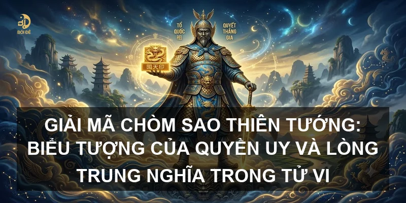 Giải mã chòm sao Thiên Tướng: Biểu tượng của quyền uy và lòng trung nghĩa trong Tử vi