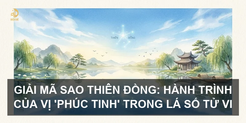 Giải mã sao Thiên Đồng: Hành trình của vị 'Phúc tinh' trong lá số Tử vi