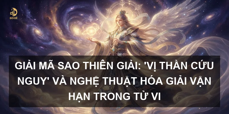 Giải mã sao Thiên Giải: 'Vị thần cứu nguy' và nghệ thuật hóa giải vận hạn trong Tử vi