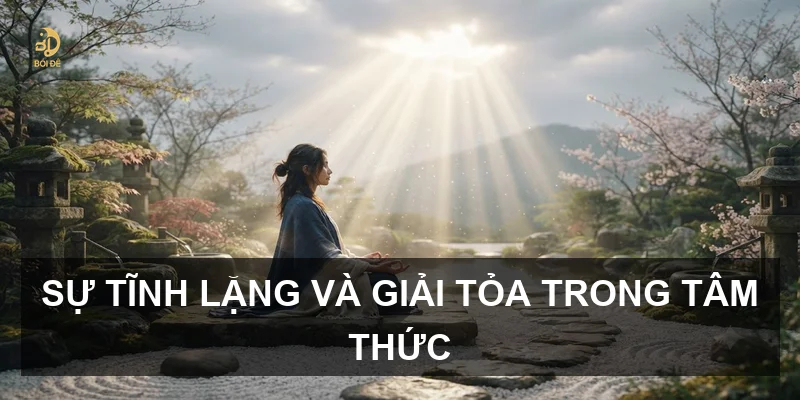 Sự tĩnh lặng và giải tỏa trong tâm thức