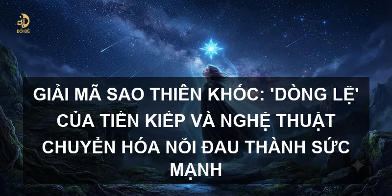 Giải mã sao Thiên Khốc: 'Dòng lệ' của tiền kiếp và nghệ thuật chuyển hóa nỗi đau thành sức mạnh