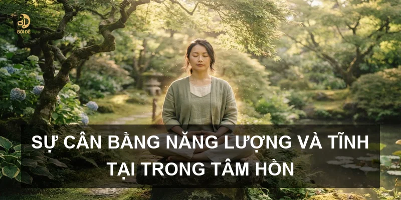 Sự cân bằng năng lượng và tĩnh tại trong tâm hồn