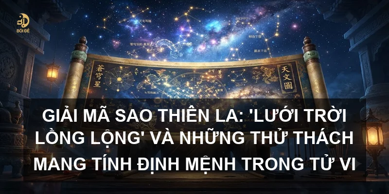 Giải mã sao Thiên La: 'Lưới trời lồng lộng' và những thử thách mang tính định mệnh trong Tử vi