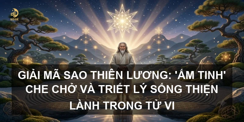 Giải mã sao Thiên Lương: 'Ấm tinh' che chở và triết lý sống thiện lành trong Tử vi