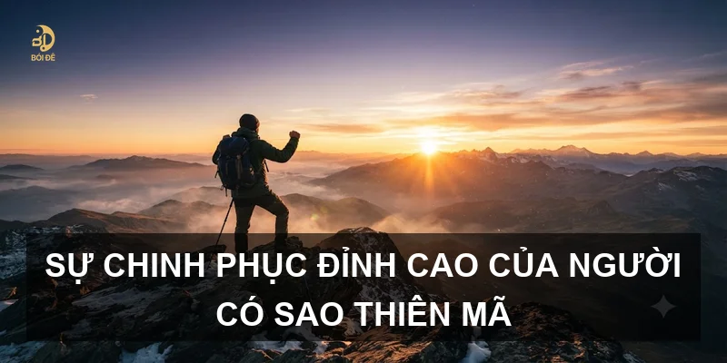 Sự chinh phục đỉnh cao của người có sao Thiên Mã