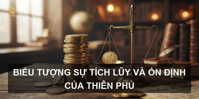 Biểu tượng sự tích lũy và ổn định của Thiên Phủ