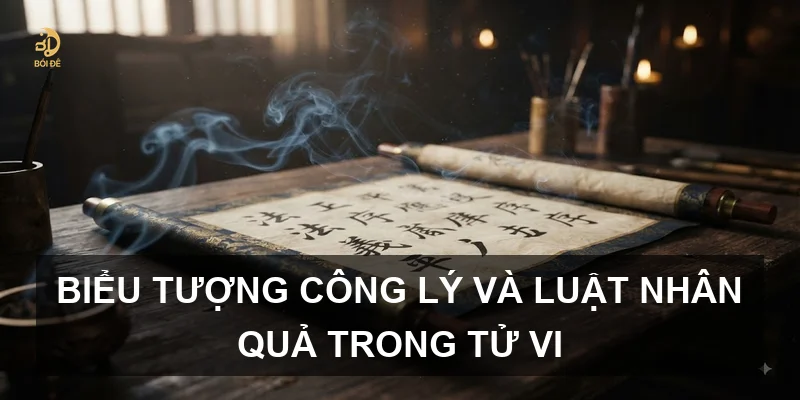 Biểu tượng công lý và luật nhân quả trong Tử vi