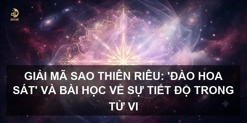 Giải mã sao Thiên Riêu: 'Đào hoa sát' và bài học về sự tiết độ trong Tử vi