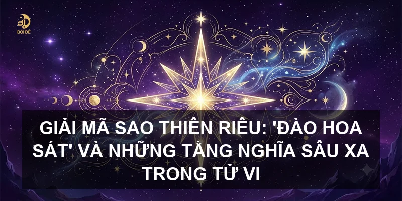 Giải mã sao Thiên Riêu: 'Đào hoa sát' và những tầng nghĩa sâu xa trong Tử vi