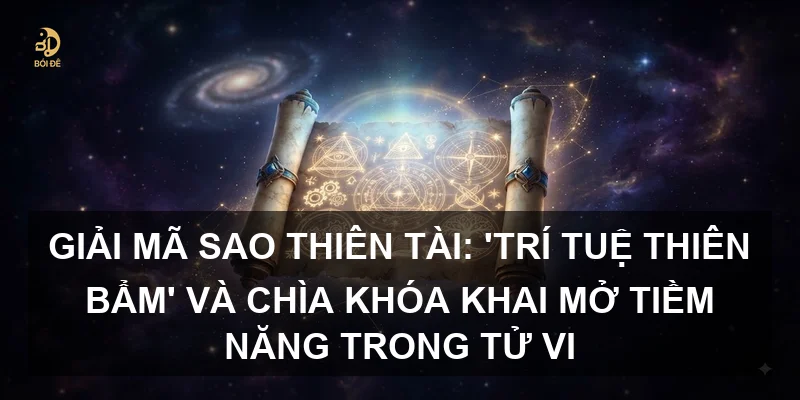Giải mã sao Thiên Tài: 'Trí tuệ thiên bẩm' và chìa khóa khai mở tiềm năng trong Tử vi