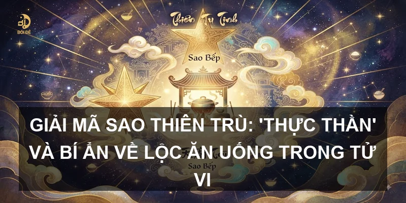 Giải mã sao Thiên Trù: 'Thực thần' và bí ẩn về lộc ăn uống trong Tử vi