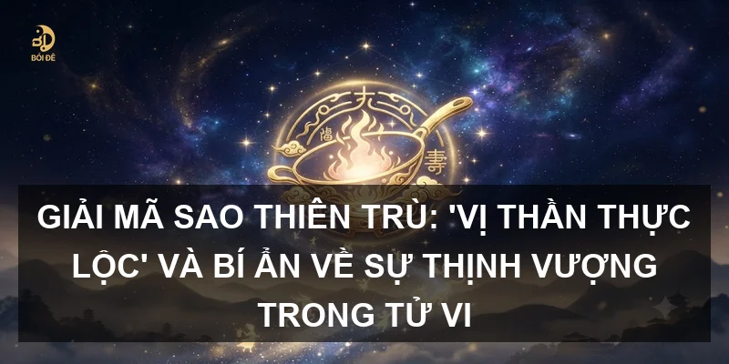 Giải mã sao Thiên Trù: 'Vị thần thực lộc' và bí ẩn về sự thịnh vượng trong Tử vi