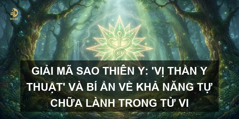 Giải mã sao Thiên Y: 'Vị thần y thuật' và bí ẩn về khả năng tự chữa lành trong Tử vi