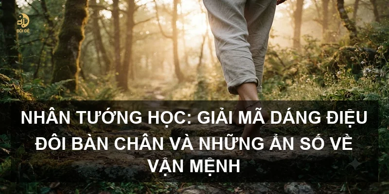 Nhân tướng học: Giải mã dáng điệu đôi bàn chân và những ẩn số về vận mệnh