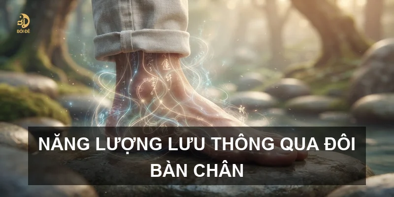 Năng lượng lưu thông qua đôi bàn chân