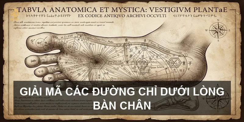 Giải mã các đường chỉ dưới lòng bàn chân