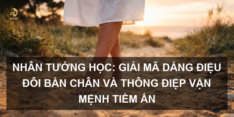 Nhân tướng học: Giải mã dáng điệu đôi bàn chân và thông điệp vận mệnh tiềm ẩn
